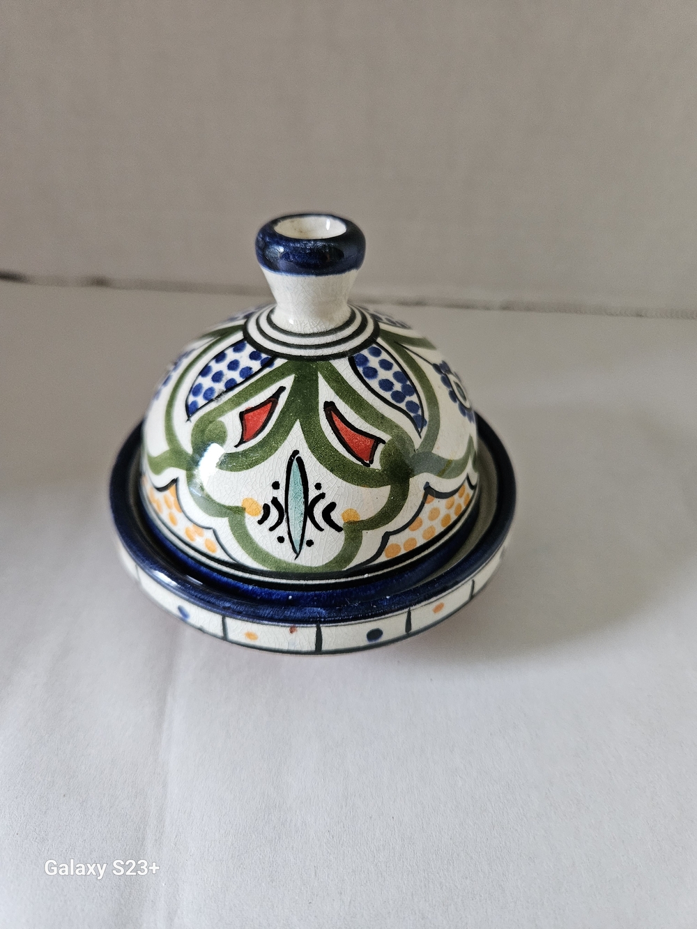 Viniature Handcrafted Moroccan Ceramic Tagine